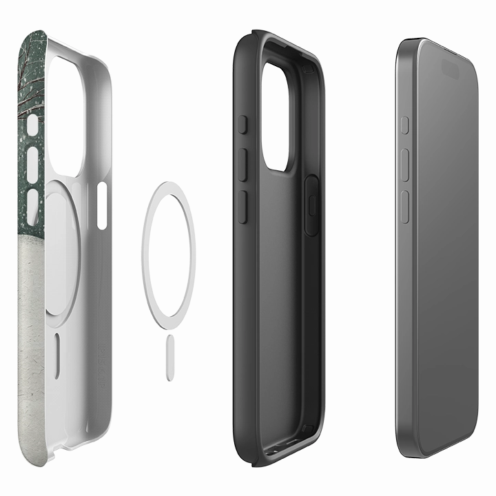 iPhone MagSafe Tough Case -  Snow Angel By Maja Lindberg Stylish Finish Premium Surface Finish