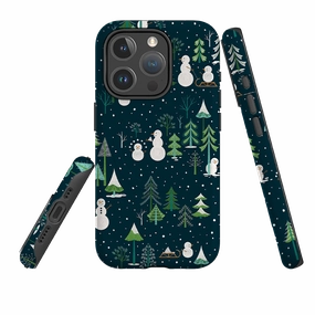 iPhone MagSafe Tough Case -  Snowman Playground By Jenny Zemanek Travel Companion Durable Quality