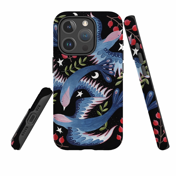 iPhone MagSafe Tough Case - Soaring Birds By Bex Parkin Rugged Finish Protective Edge Layer