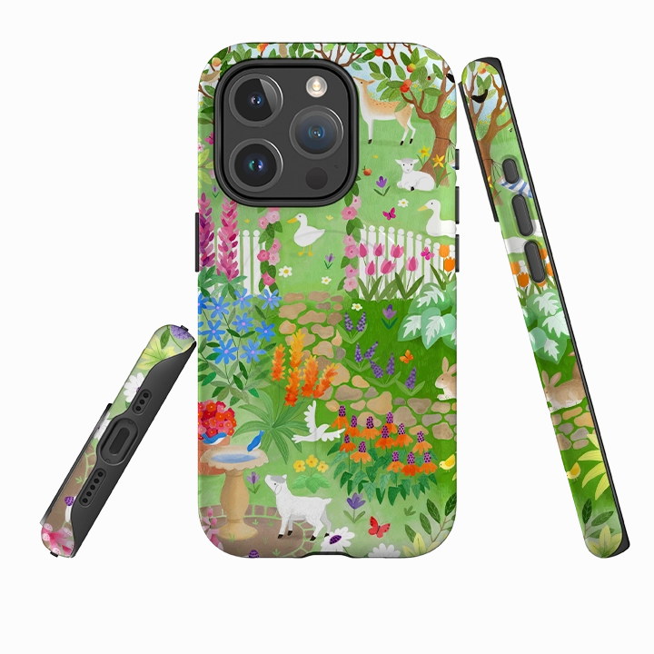 iPhone MagSafe Tough Case -  Spring By Bex Parkin Edge Cushion Durable Edge Layer
