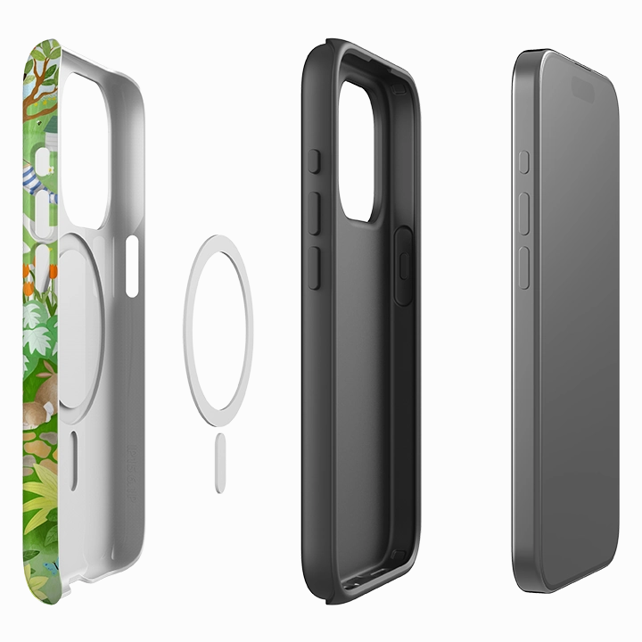 Rugged Design iPhone MagSafe Tough Case -  Spring By Bex Parkin