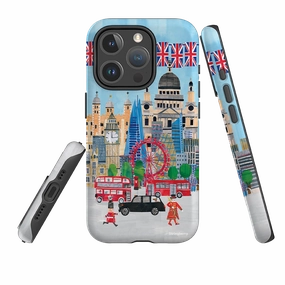Durable Material iPhone MagSafe Tough Case -  Spring In London II By Tracey English