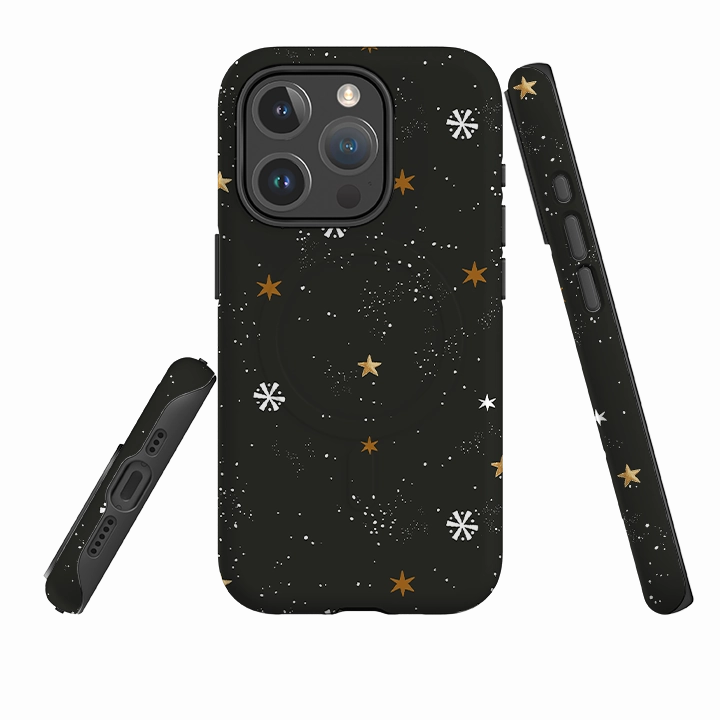 iPhone MagSafe Tough Case -  Starry Night II Premium Edge Hybrid Grip Finish