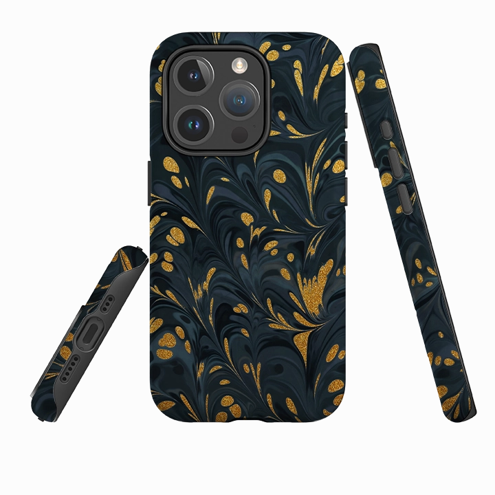 iPhone MagSafe Tough Case -  Stormy TPU Material Strong Surface