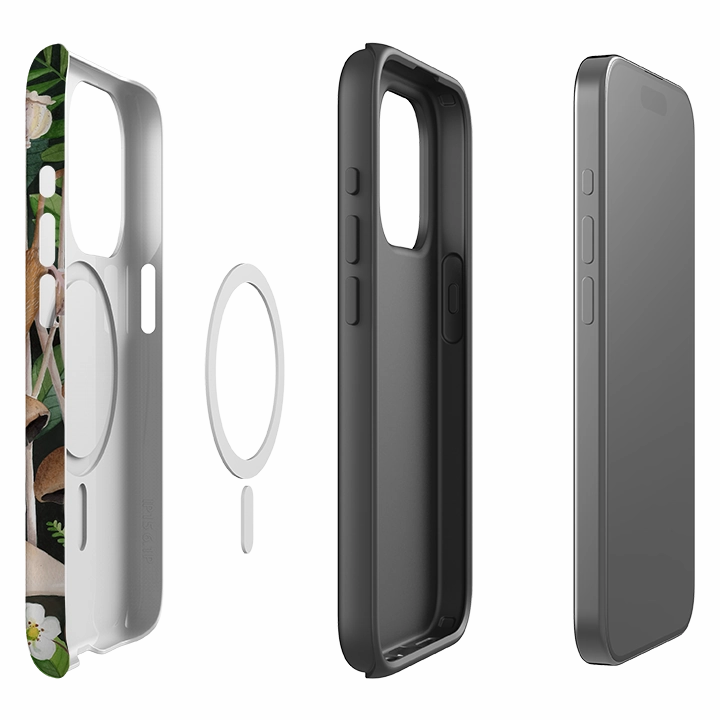 iPhone MagSafe Tough Case - Strawberry Patch By Bex Parkin Modern Build Comfort Finish