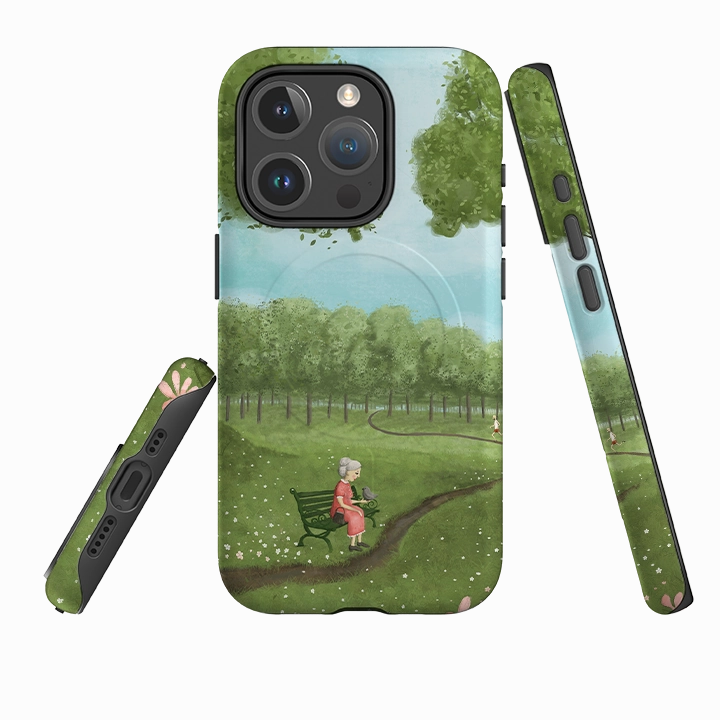 Marble Texture Smooth Look Texture iPhone MagSafe Tough Case - Summer By Maja Lindberg