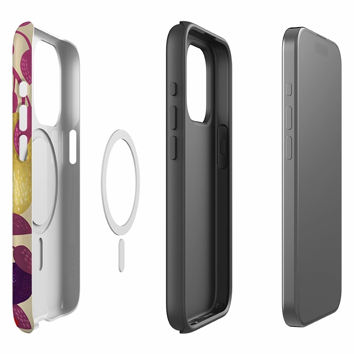 iPhone MagSafe Tough Case -  Summer Fruits By Nina Pace Durable Edge Finish