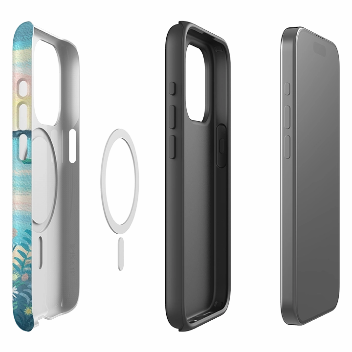 iPhone MagSafe Tough Case - Sunset Cats 2 By Mary Stubberfield Classic Design