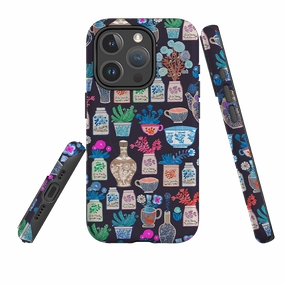 iPhone MagSafe Tough Case -  Teatime By Gabriela Larios Carbon Fiber