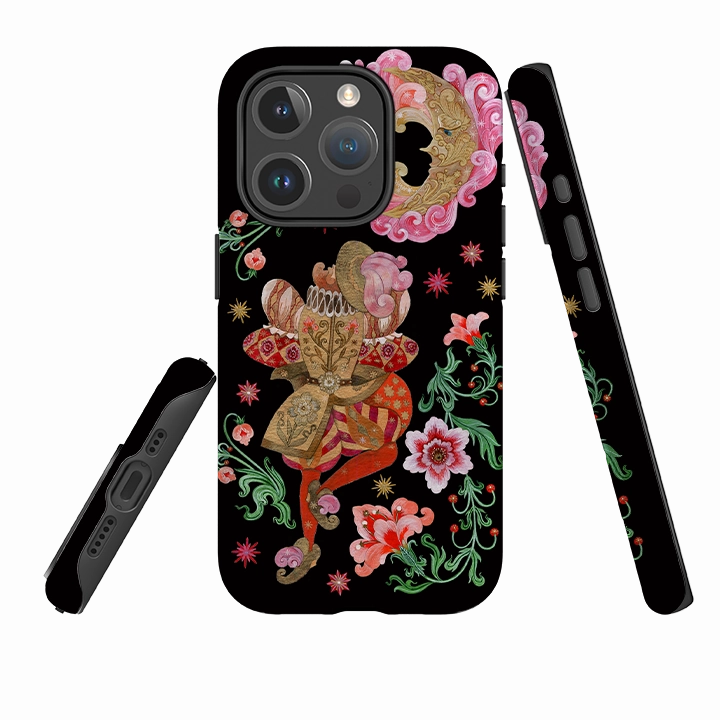 Polished Finish Texture Comfort Finish iPhone MagSafe Tough Case - Ten Lords A Leaping By Maria Matos