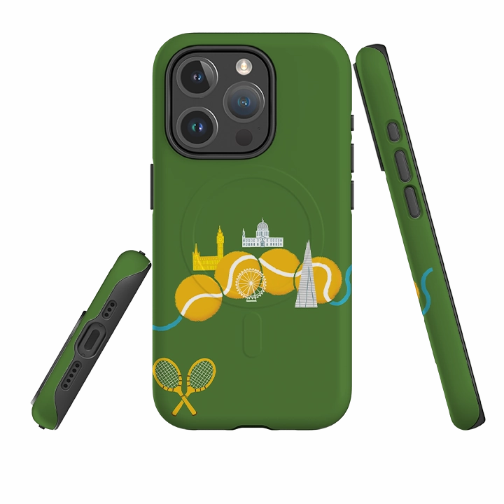 Polished Look iPhone MagSafe Tough Case -  Tennis By Paul Thurlby