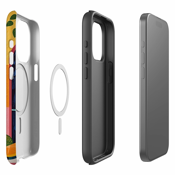 Glossy Pattern iPhone MagSafe Tough Case - Thessaloniki