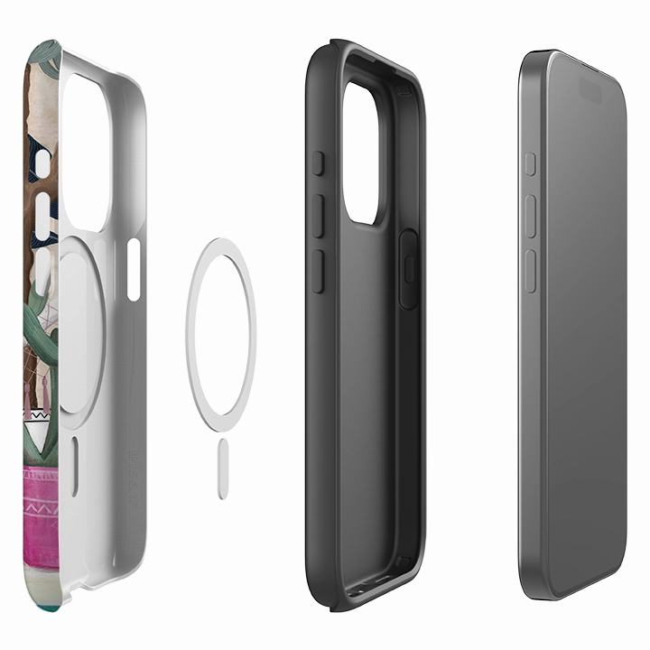 iPhone MagSafe Tough Case - Tiger Hammock By Bex Parkin Light Form