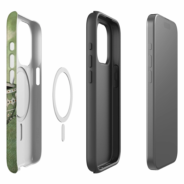 Flexible Surface Texture Luxury Finish iPhone MagSafe Tough Case - To Hot By Maja Lindberg