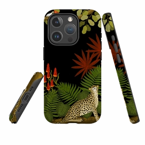 Flexible Detail iPhone MagSafe Tough Case - Toucan Leopard By Bex Parkin