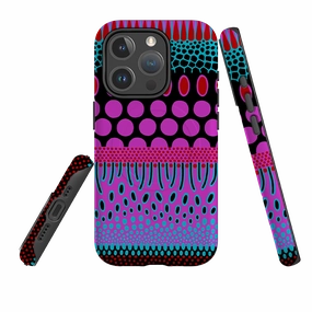 iPhone MagSafe Tough Case -  Tropical Spot By Cressida Bell Polished Finish Texture