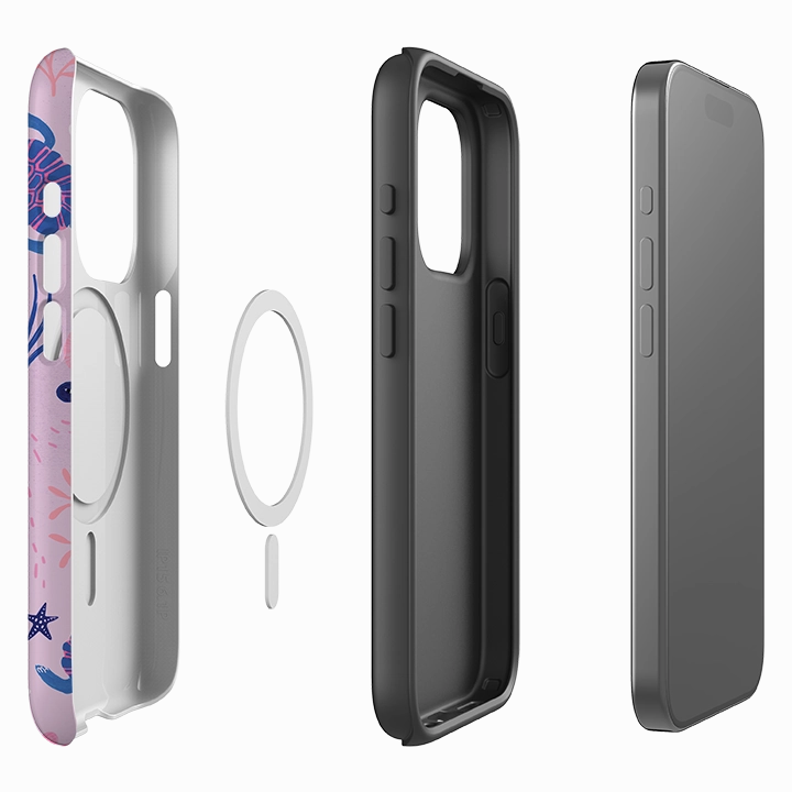 Polished Layer Modern feature iPhone MagSafe Tough Case -  Turtles By Lee Foster Wilson