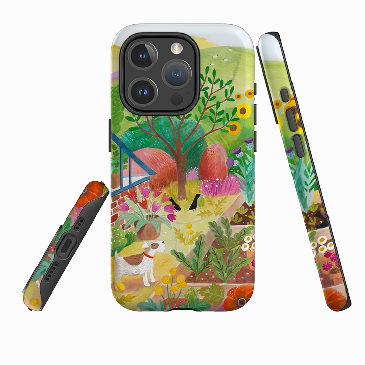 iPhone MagSafe Tough Case - Veg Garden By Bex Parkin Stylish Look