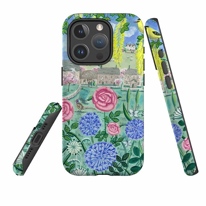 iPhone MagSafe Tough Case - Village Floral By Mary Stubberfield Smooth Look