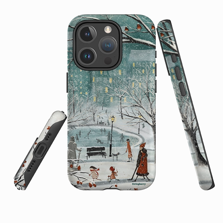 Flexible Edge Durable Build iPhone MagSafe Tough Case - Walk In The Park By Maja Lindberg