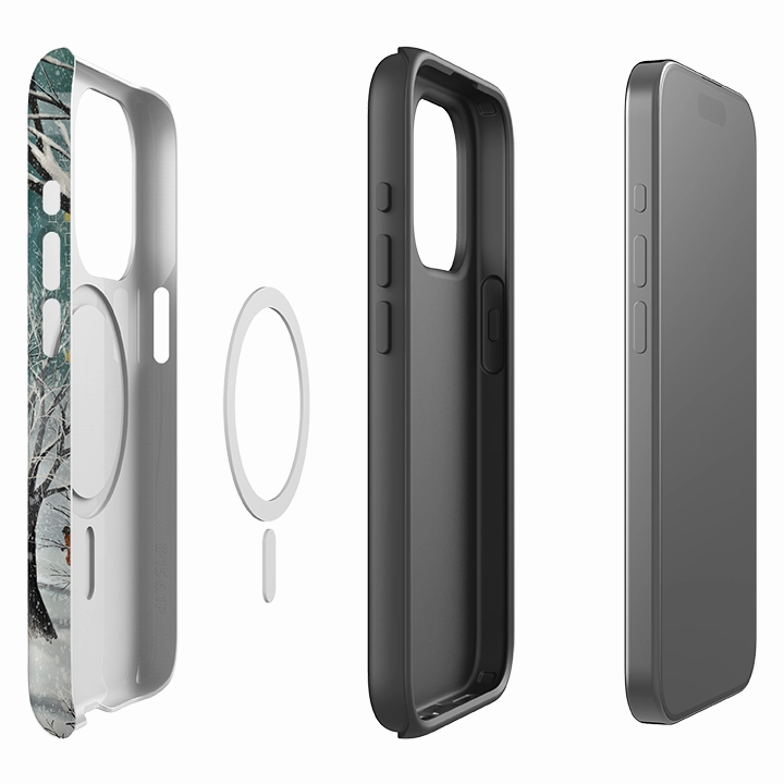 Textured Grip Flexible Touch iPhone MagSafe Tough Case - Walk In The Park By Maja Lindberg