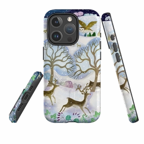 iPhone MagSafe Tough Case -  Winter Deer By Bex Parkin Rugged Look Finish