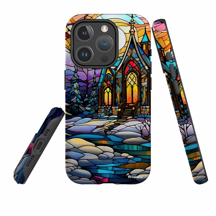 iPhone MagSafe Tough Case -  Winter Mosaic II Color Layer