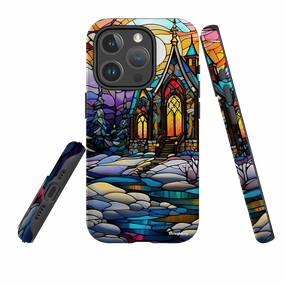 iPhone MagSafe Tough Case -  Winter Mosaic II Color Layer