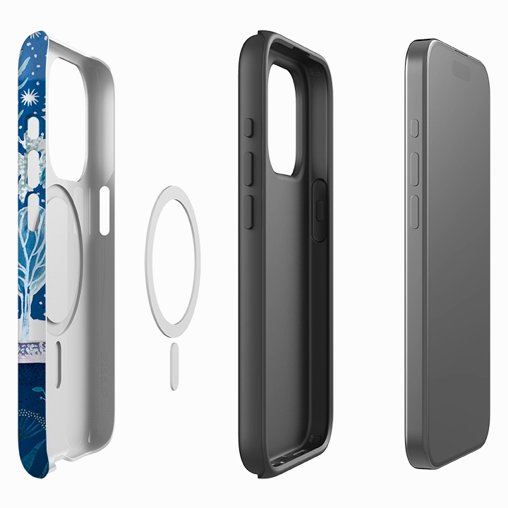 Soft Material Tight Fit iPhone MagSafe Tough Case - Winter Sun II By Emma Frances Grant