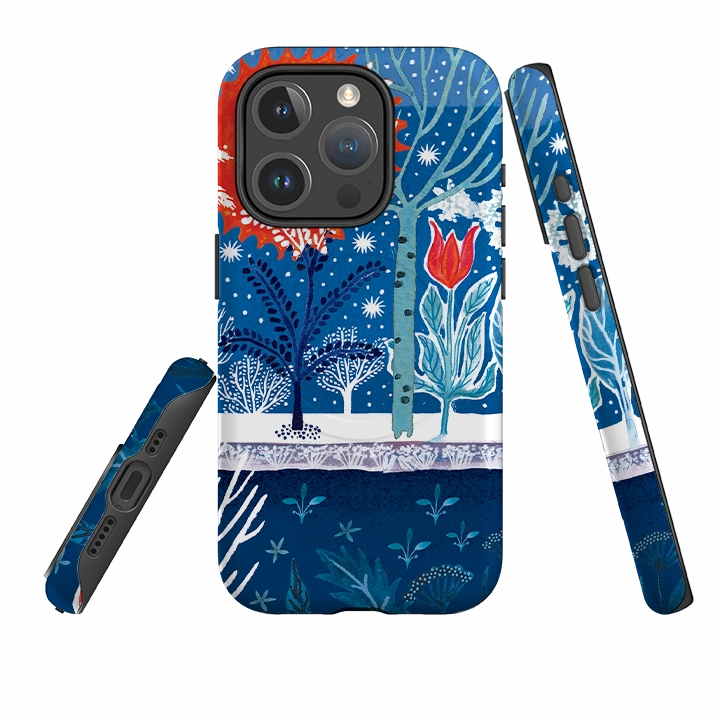 Smooth Coating Stylish grip iPhone MagSafe Tough Case - Winter Sun II By Emma Frances Grant