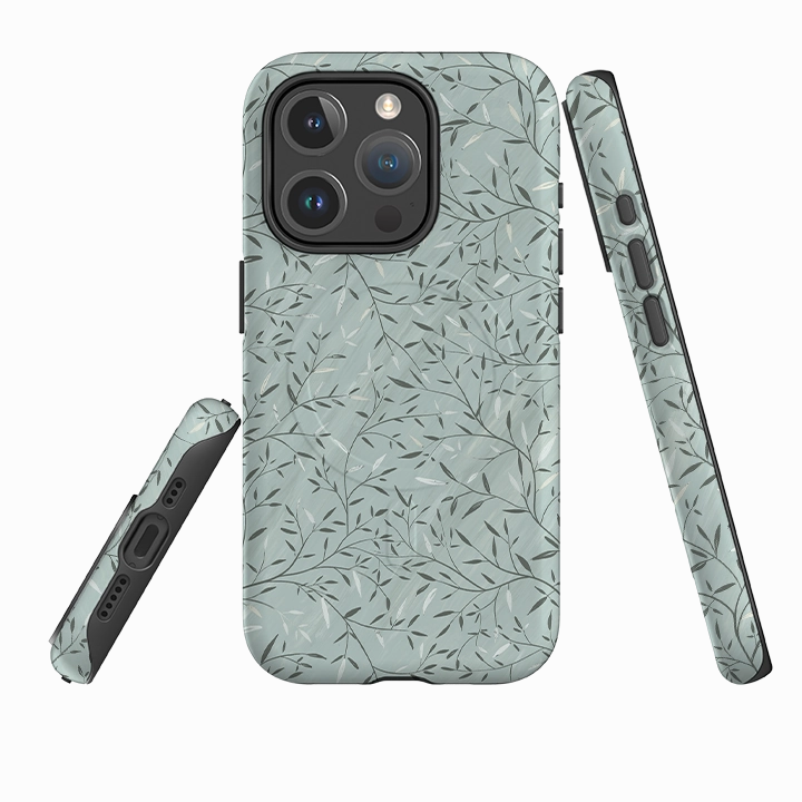 iPhone MagSafe Tough Case - Winter Vine By Maja Lindberg Shock Layer