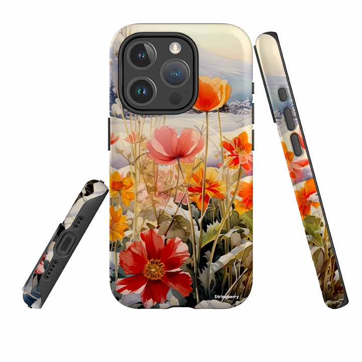 Comfort Style iPhone MagSafe Tough Case -  Winter Wild Flowers II