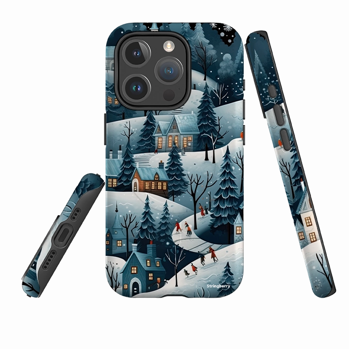 iPhone MagSafe Tough Case -  Winter Wonderland VI slim fit Luxury Edge Texture