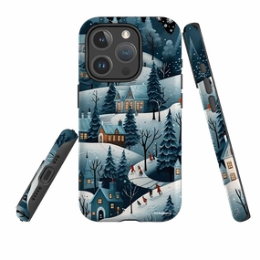 iPhone MagSafe Tough Case -  Winter Wonderland VI slim fit Luxury Edge Texture