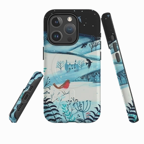 Flexible Pattern Luxury Texture iPhone MagSafe Tough Case - Winterscape 1 By Mary Stubberfield