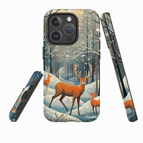 Minimal Form Luxury Surface Layer iPhone MagSafe Tough Case -  Winterscape III