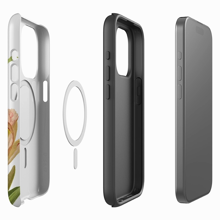 iPhone MagSafe Tough Case -  With Tulips professional accessory Wear resistant