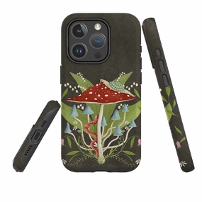 Elegant Pattern Design Strong Frame iPhone MagSafe Tough Case -  Worm By Maja Lindberg
