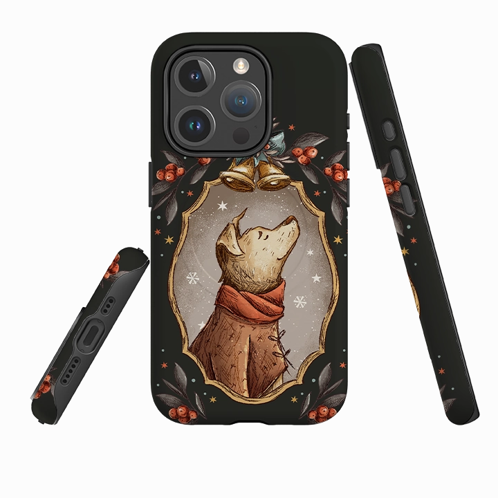 iPhone MagSafe Tough Case - Xmas Portrait Premium Edge Precision Cutouts