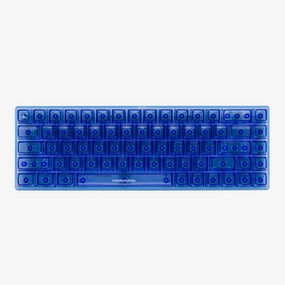 CLEAR SAPPHIRE Basecamp 65 Keyboard (BW V2 Switch) High Actuation Keys High Performance
