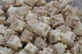 FPS Optimized Setup ABS Keycaps Upgrade KTT COCONUT LATTE LINEAR SWITCH FACTORY LUBED EDITION (10PCS)