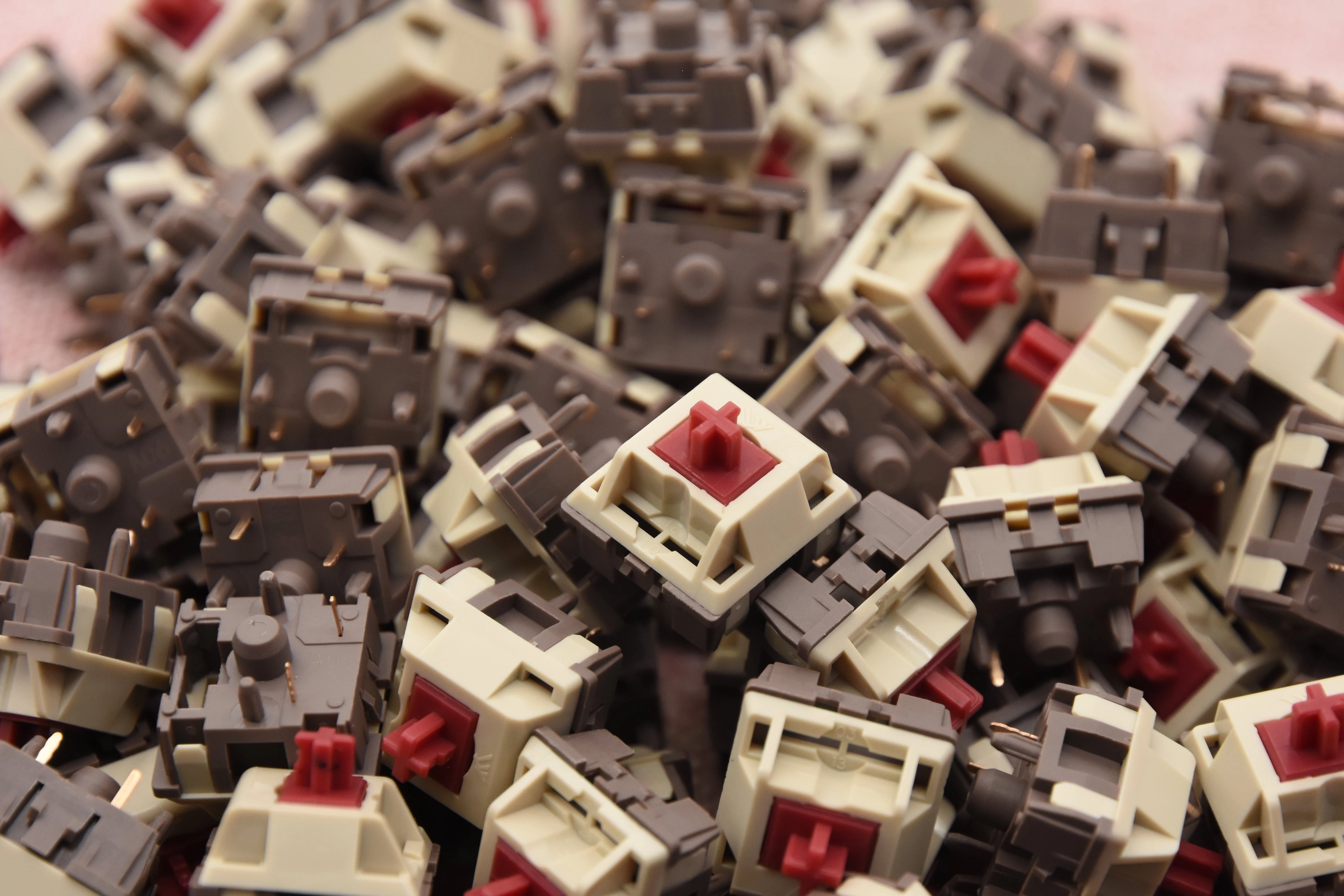 KTT X 80 Retros Game 1989 Red Linear Switch Factory Lubed (10PCS) Mechanical Typing Setup Mechanical Touch Keys