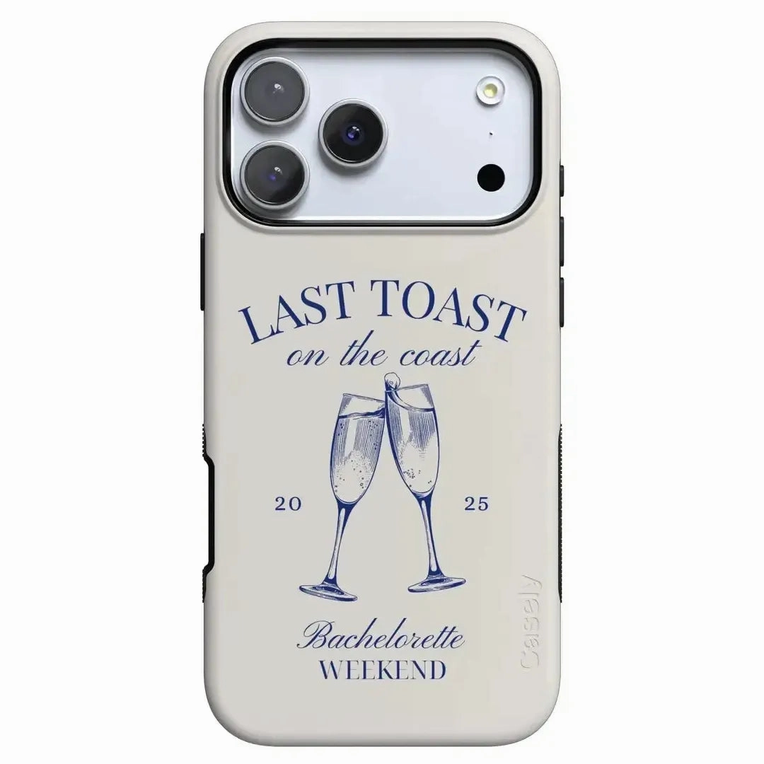 Soft Finish Layer Durable Detail Last Toast | Off-White Coastal Bachelorette Case