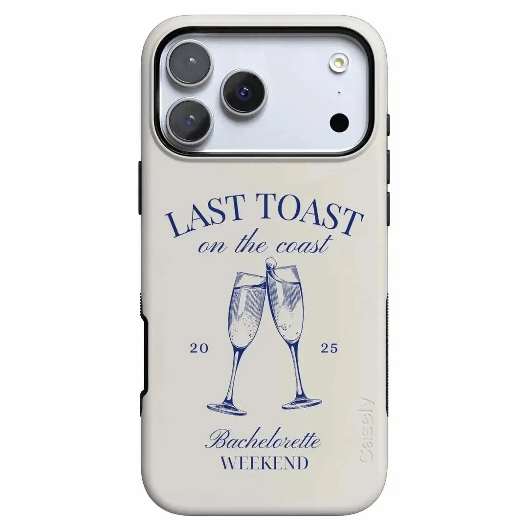 Last Toast | Off-White Coastal Bachelorette Case Hybrid Detail
