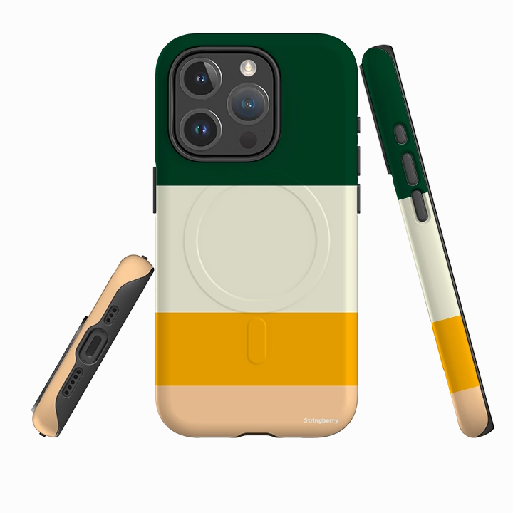 Unisex Design iPhone MagSafe Tough Case -  Macau Chroma