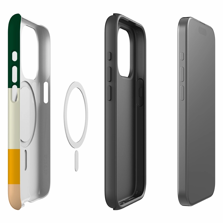 iPhone MagSafe Tough Case -  Macau Chroma Minimal Detail Texture