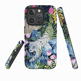 Protective Gear Luxury Detail iPhone MagSafe Tough Case - Prowling Leopard By Bex Parkin
