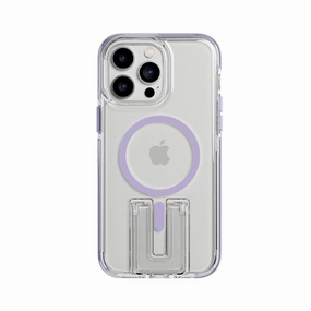 Luxury Finish EvoCrystal Kick - Apple iPhone 14 Pro Max Case MagSafe Compatible - Lilac