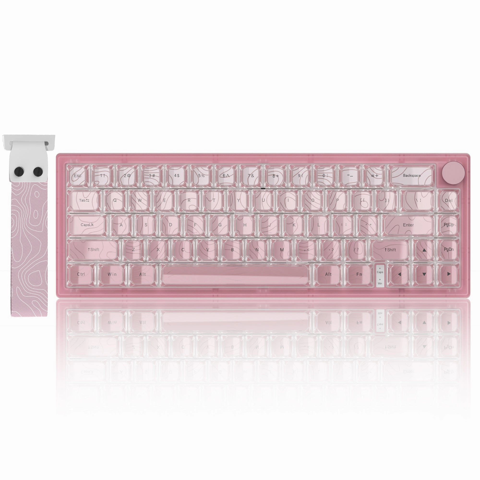 Cross-Platform Keyboard Womier VK66 Pro VIA Support 66-Key Gasket Mechanical Keyboard with Knob