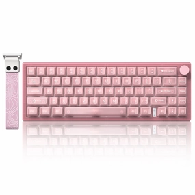 Womier VK66 Pro VIA Support 66-Key Gasket Mechanical Keyboard with Knob Gaming Mode Toggle Kit Premium Keycaps Set